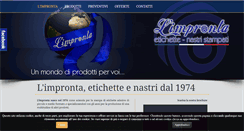 Desktop Screenshot of l-impronta.it